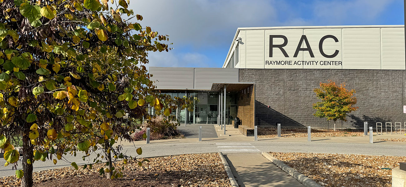 photo of the exterior of the Raymore Activity Center